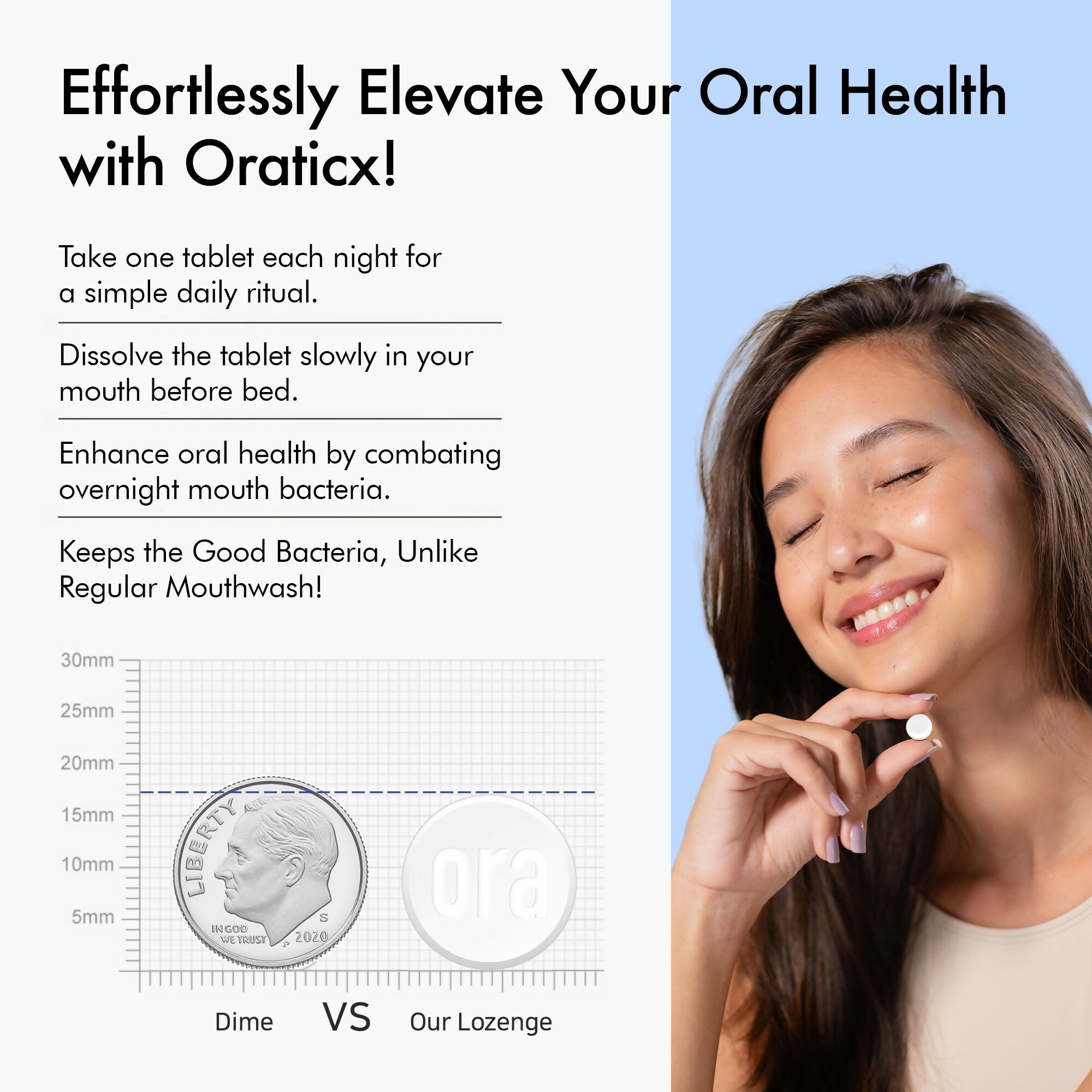 E. [OraTicx Oral Probiotics 6-Pack] Green Breath 3 + Teeth & Gums 3