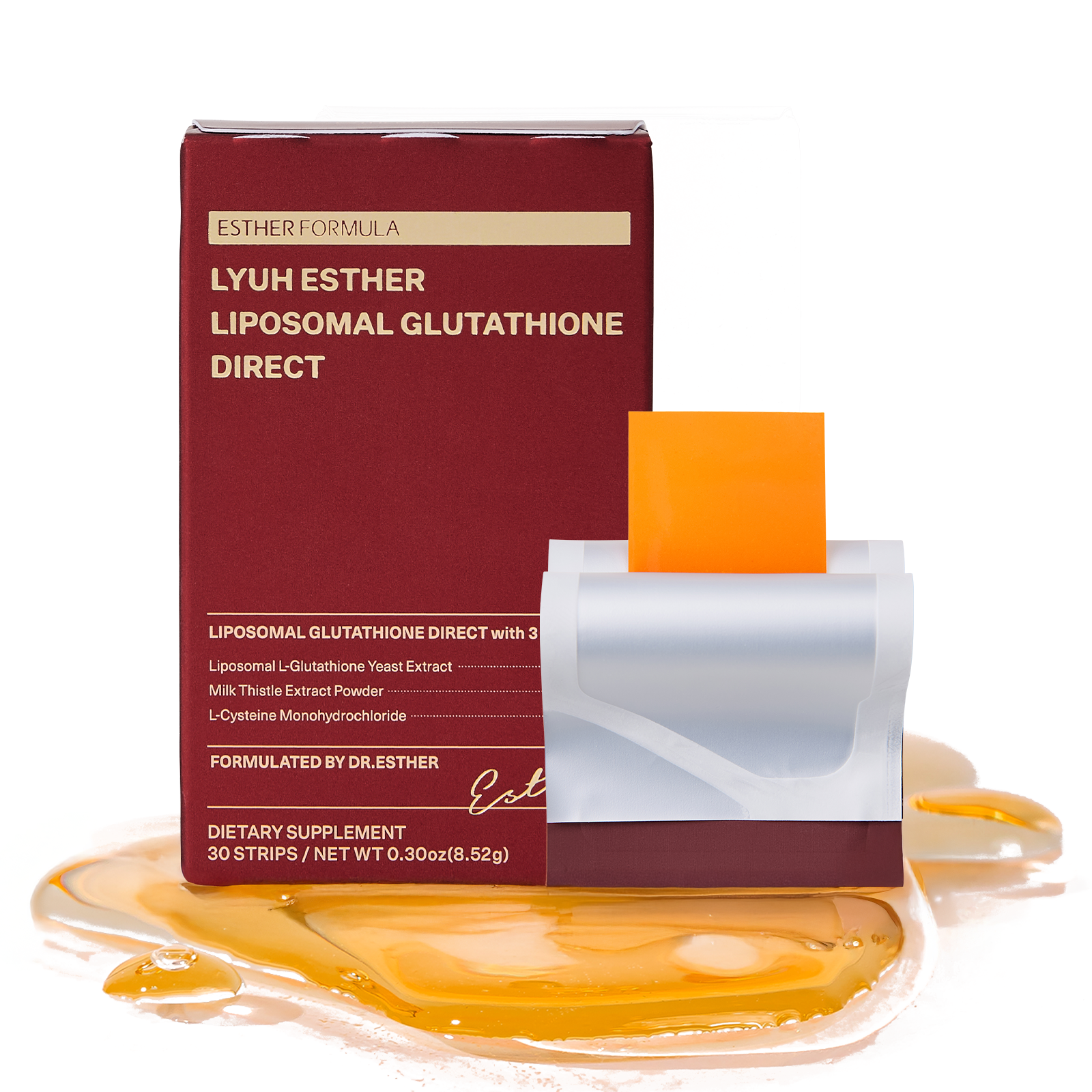 ESTHER FORMULA Liposomal Glutathione Strips (284mg×30) Glutathione Direct