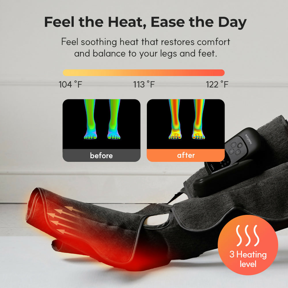 [HuBDIC] HubiCare Cordless Calf and Feet Massager FE-7305 (Black)