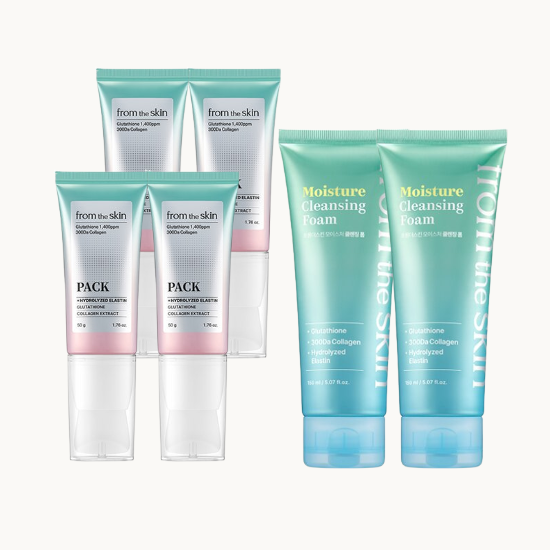 C. [피부에서] '시즌2' 글루타치온 콜라겐 팩 50g *4 + 폼클렌저 150ml *2