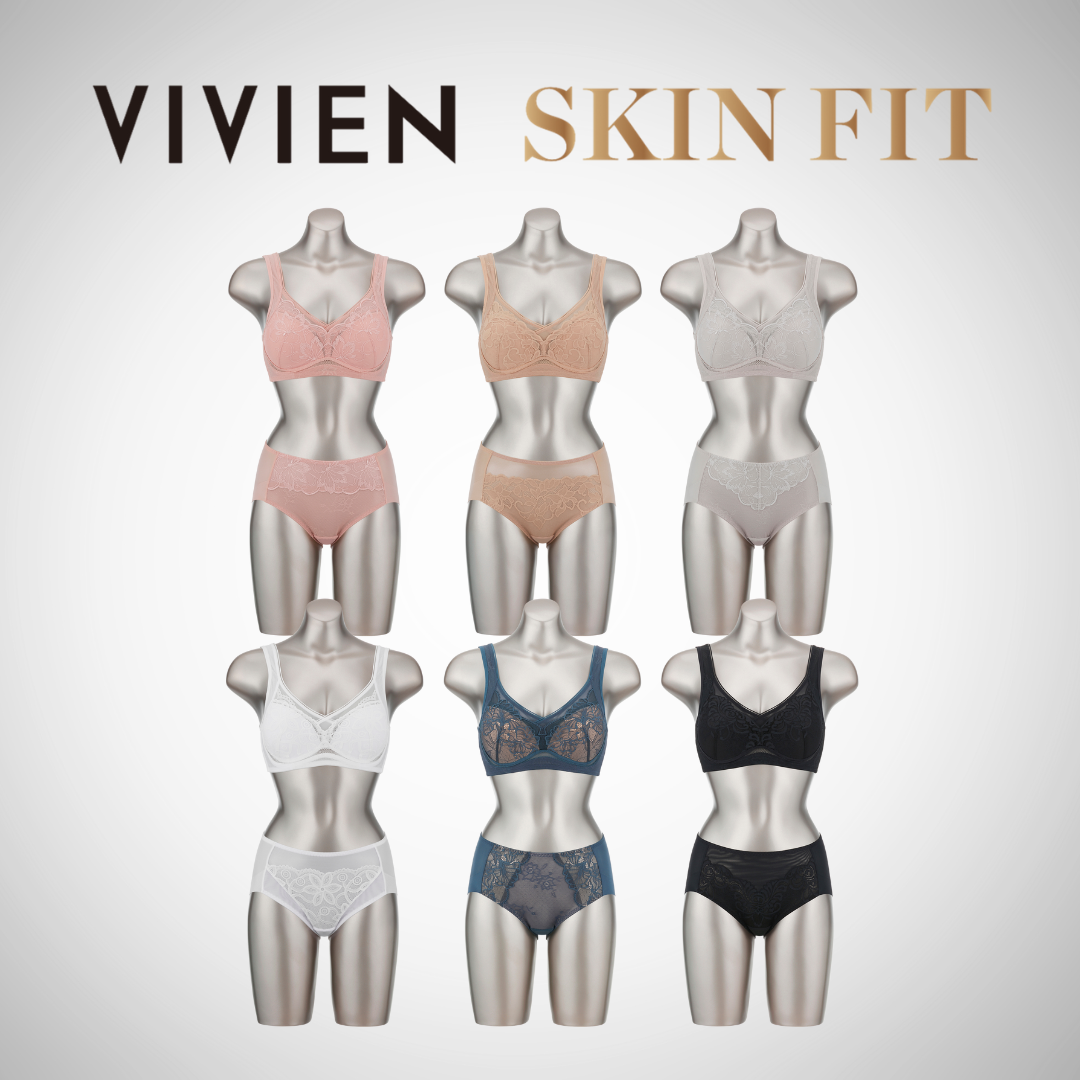 [VIVIEN] Skin Fit Lycra Underwear 12pcs Set (비비안 스킨핏 라이크라 속옷 12종 세트)