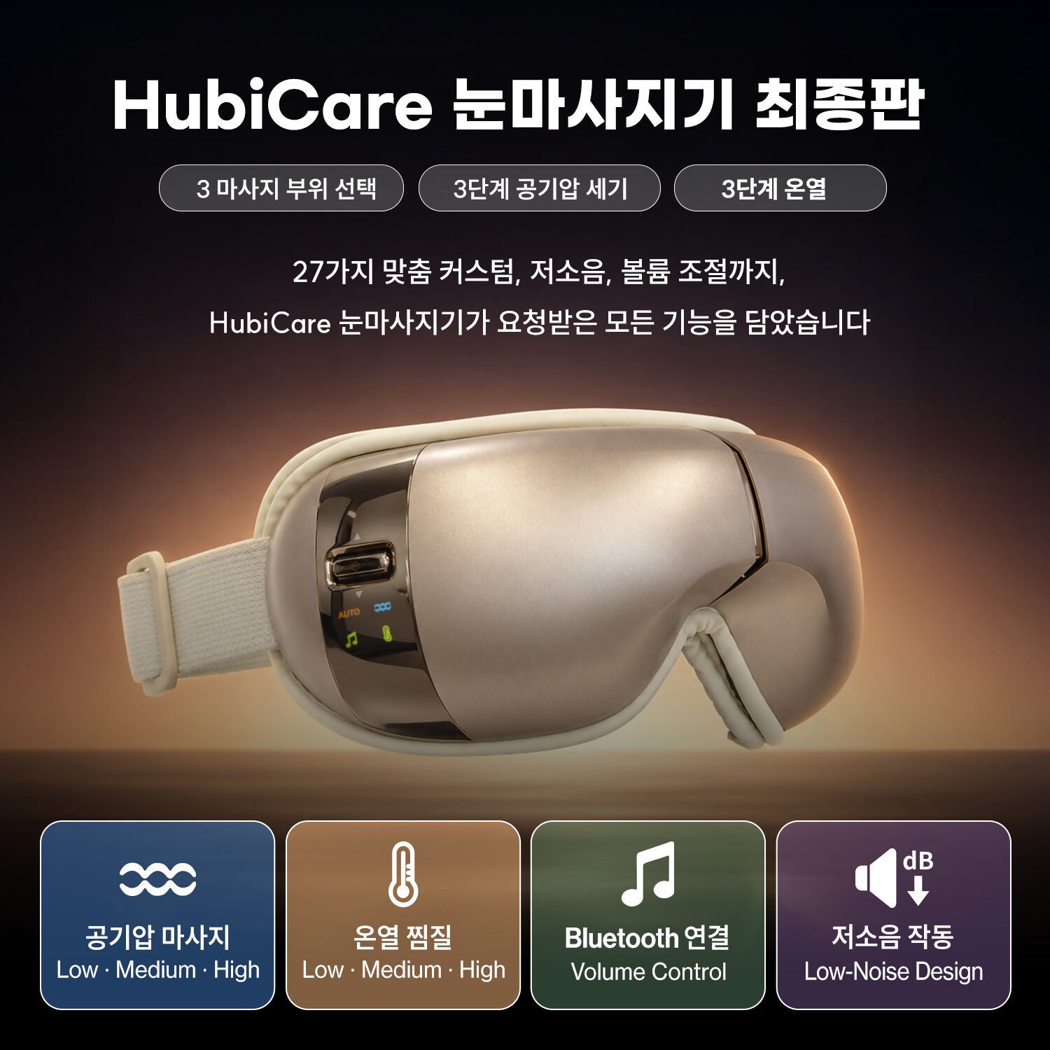 [HuBDIC] HubiCare Myfit HEM-9 눈 마사지기 