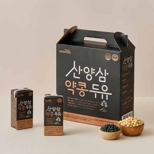 C. [Wooridoo] Wild-Cultivated Ginseng Black Soybean Soy Milk ((190ml * 16 )x 4 box)