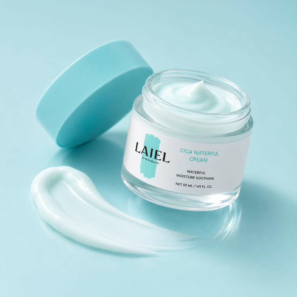 [LAIEL] Cica Waterful Cream, Hydrating Korean Moisturizer (50ml)