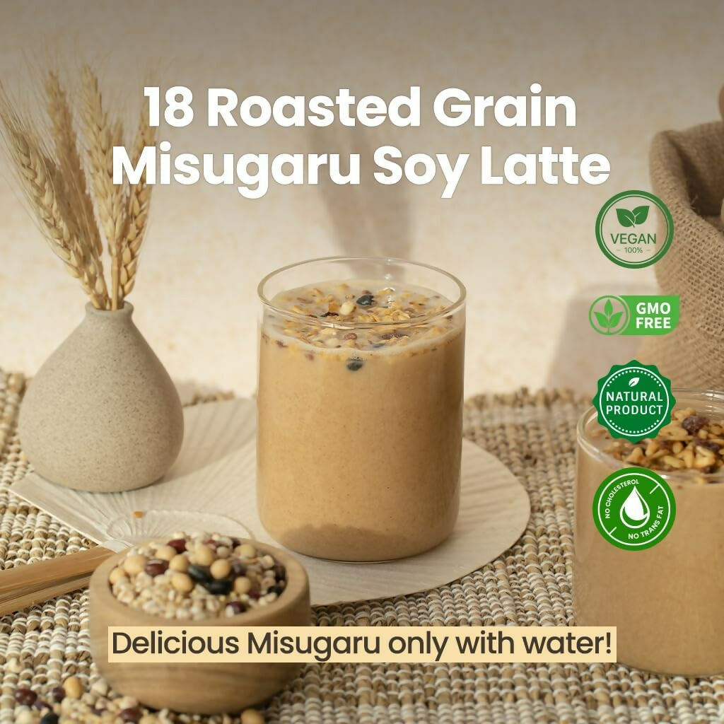 B. [garumaster] Fresh Black Soy Milk SEORITAE 99.3+Fresh Soy Milk 18 Roasted Grain(Total 4 Packs)