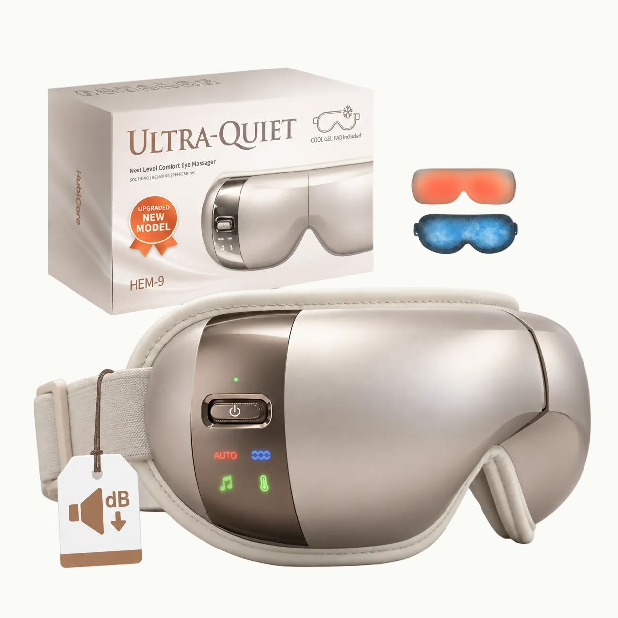 [HuBDIC] HubiCare Myfit HEM-9 Eye Massager with Heat & Air Compression