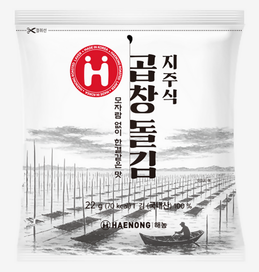 B. 해농 '바다의 맛' 프리미엄 김 3종세트 (20팩)