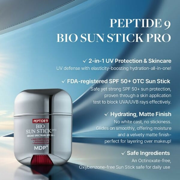 MDP+ Peptide 9 Bio Sun Stick Pro SPF50+ PA++++20g