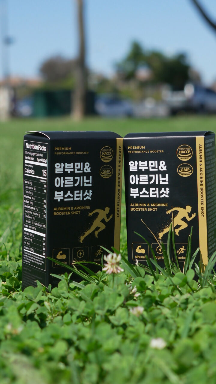 D. [THE HIGHWAY] Albumin & Arginine Booster Shot Drink (14 Sticks x 3 Boxes)
