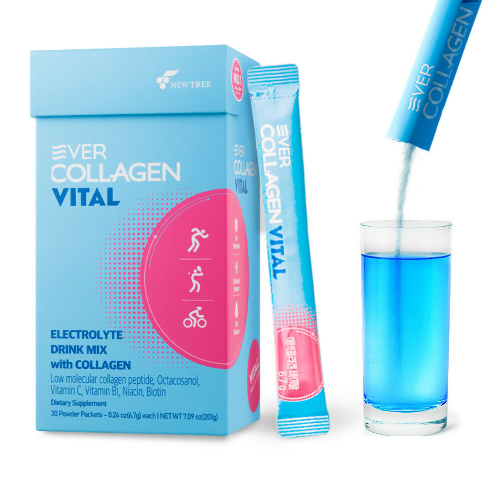 A. [NEWTREE] Ever Collagen Time + Hydration Drink Mix Set + Gift