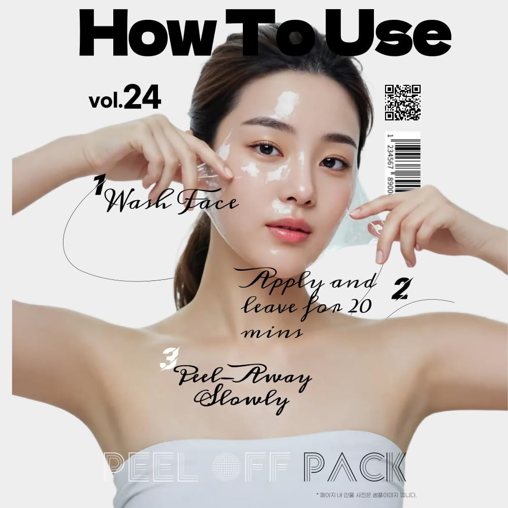 ELT Vita-Youth Pure Collagen Glowing Peel Off Pack (60 ml/2.02 fl.oz) with Silicone Brush