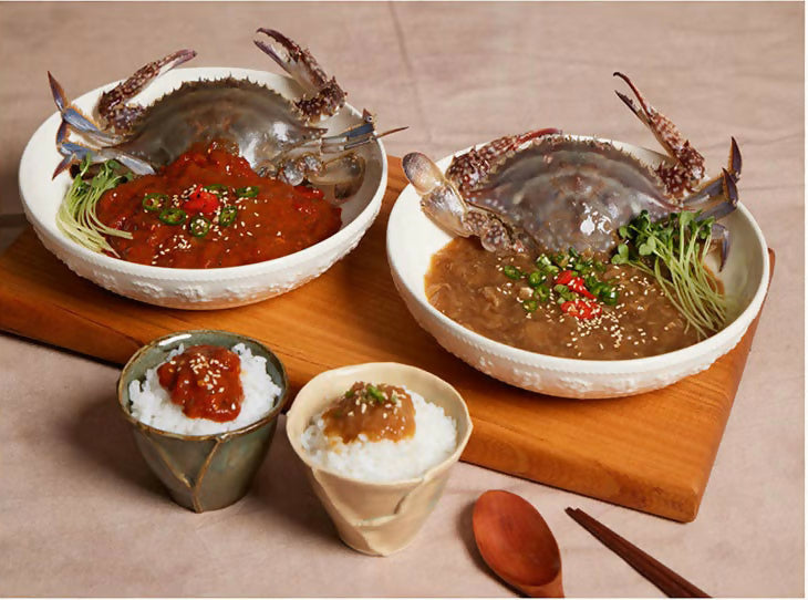 B. Premium Boneless Marinated Crab (Soy Sauce + Spicy) 20 Servings