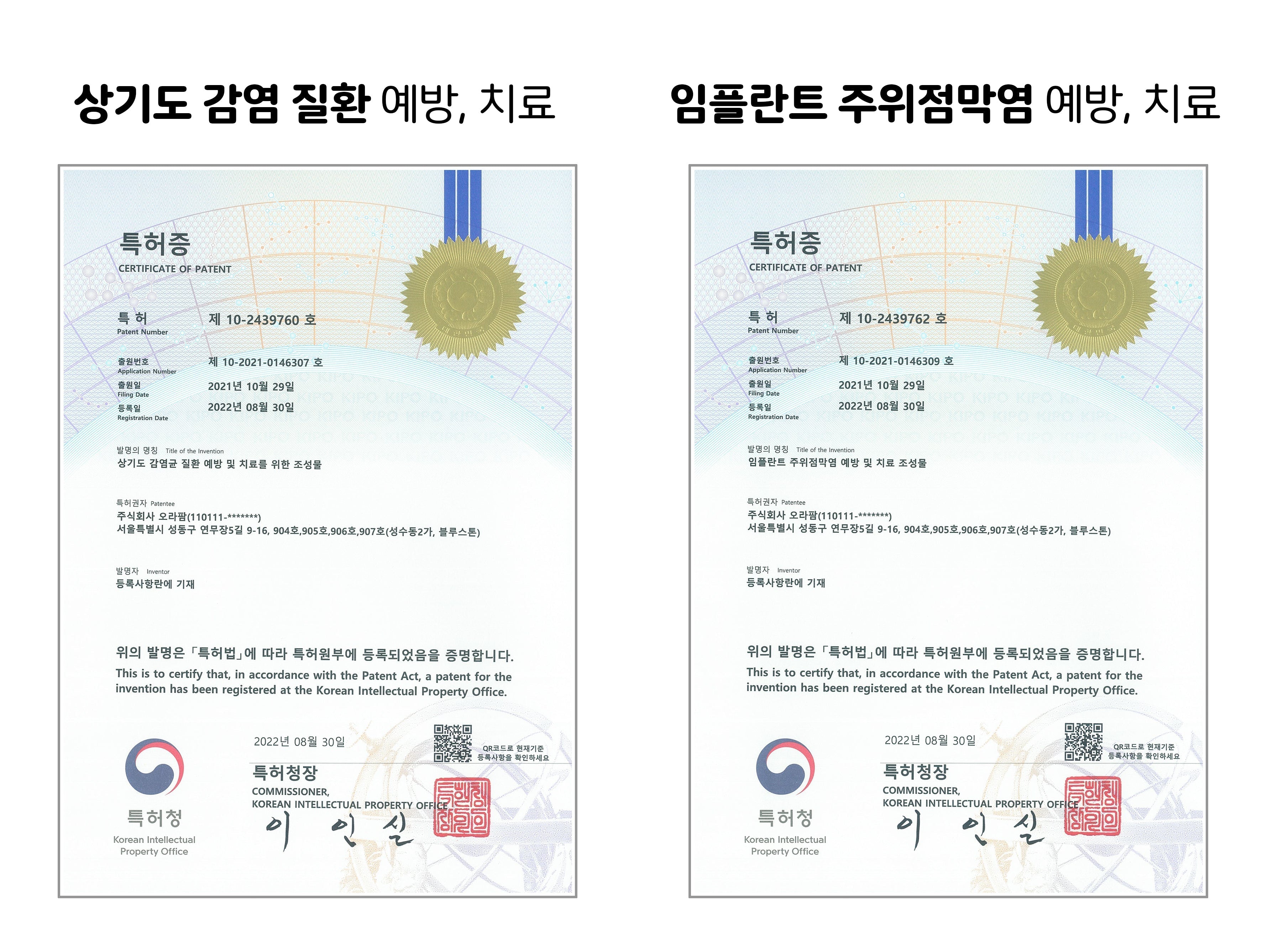 E. [OraTicx Oral Probiotics 6-Pack] Green Breath 3 + Teeth & Gums 3