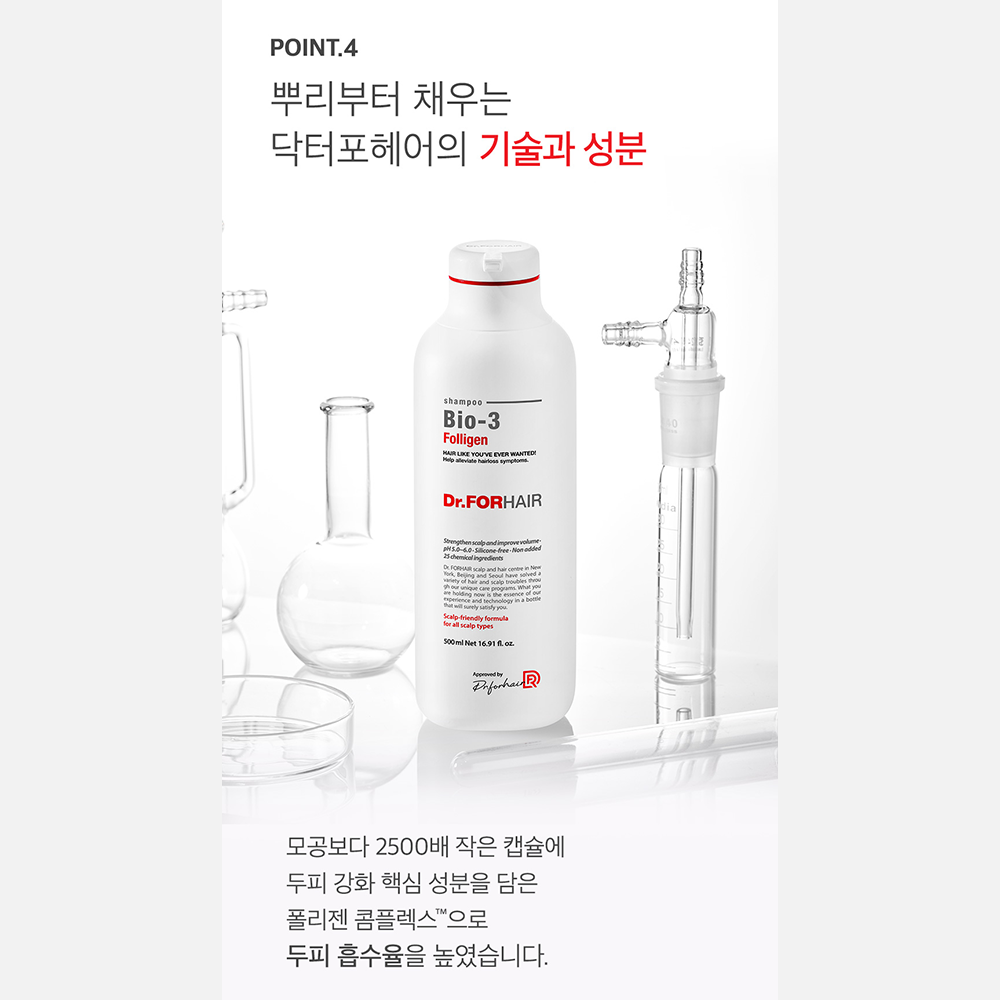 [DR.FORHAIR] DR.FORHAIR BIO-3 FOLLIGEN SHAMPOO SET & Special Gift