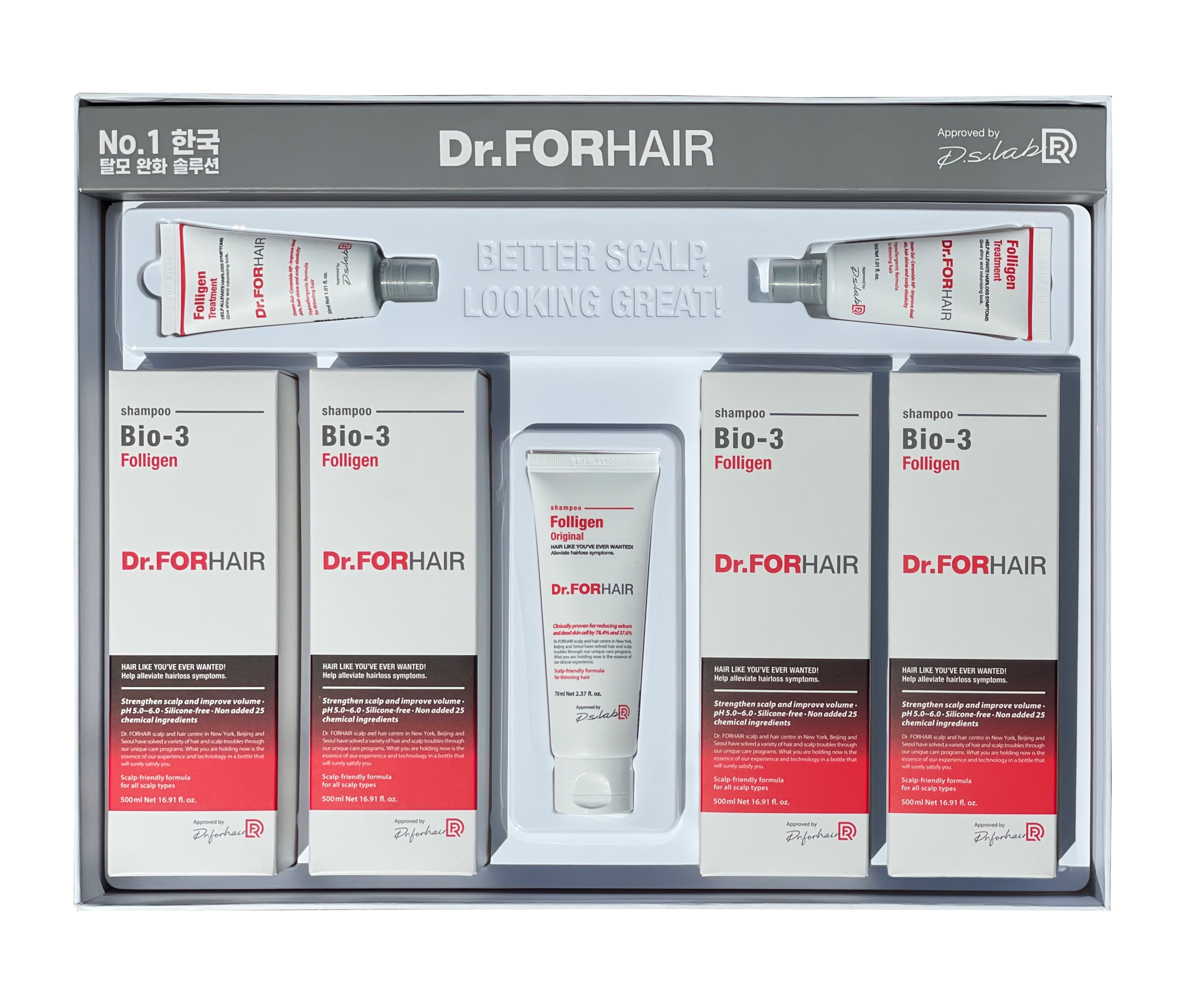 [SALE] [DR.FORHAIR] DR.FORHAIR BIO-3 FOLLIGEN SHAMPOO SET & Special Gift