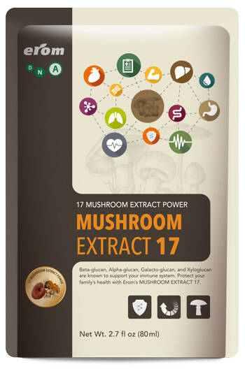 [2+1] Erom Mushroom Extract 17 (이롬 면역버섯17강) 30 pouches