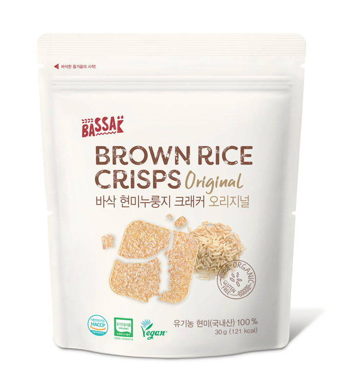 Bassak Brown Rice Crisps Set (80g*15packs)