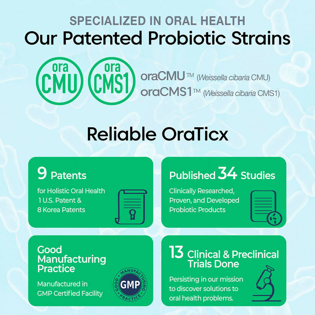 [OraTicx] Teeth & Gums Oral Probiotics 2-Pack
