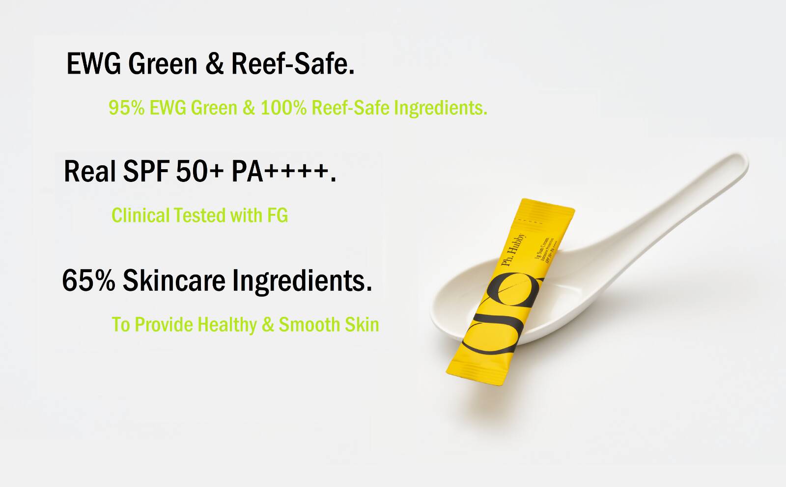 [Ph. Hubby] 1 gram Sunscreen SPF 50 + PA ++++ Reef-safe 선크림