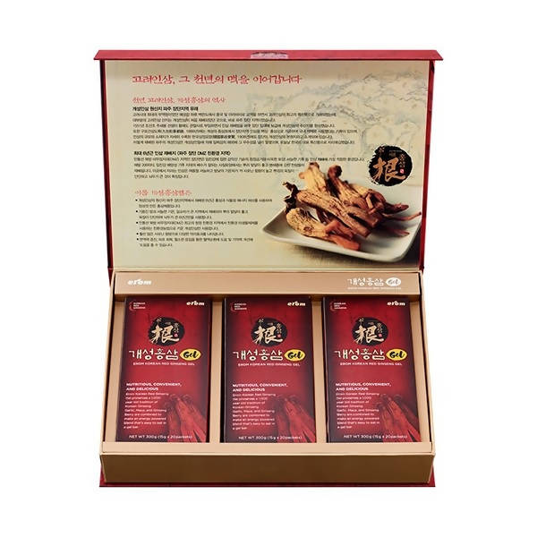 Erom Korean Red Ginseng Gel (이롬 개성홍삼젤) 60 packets