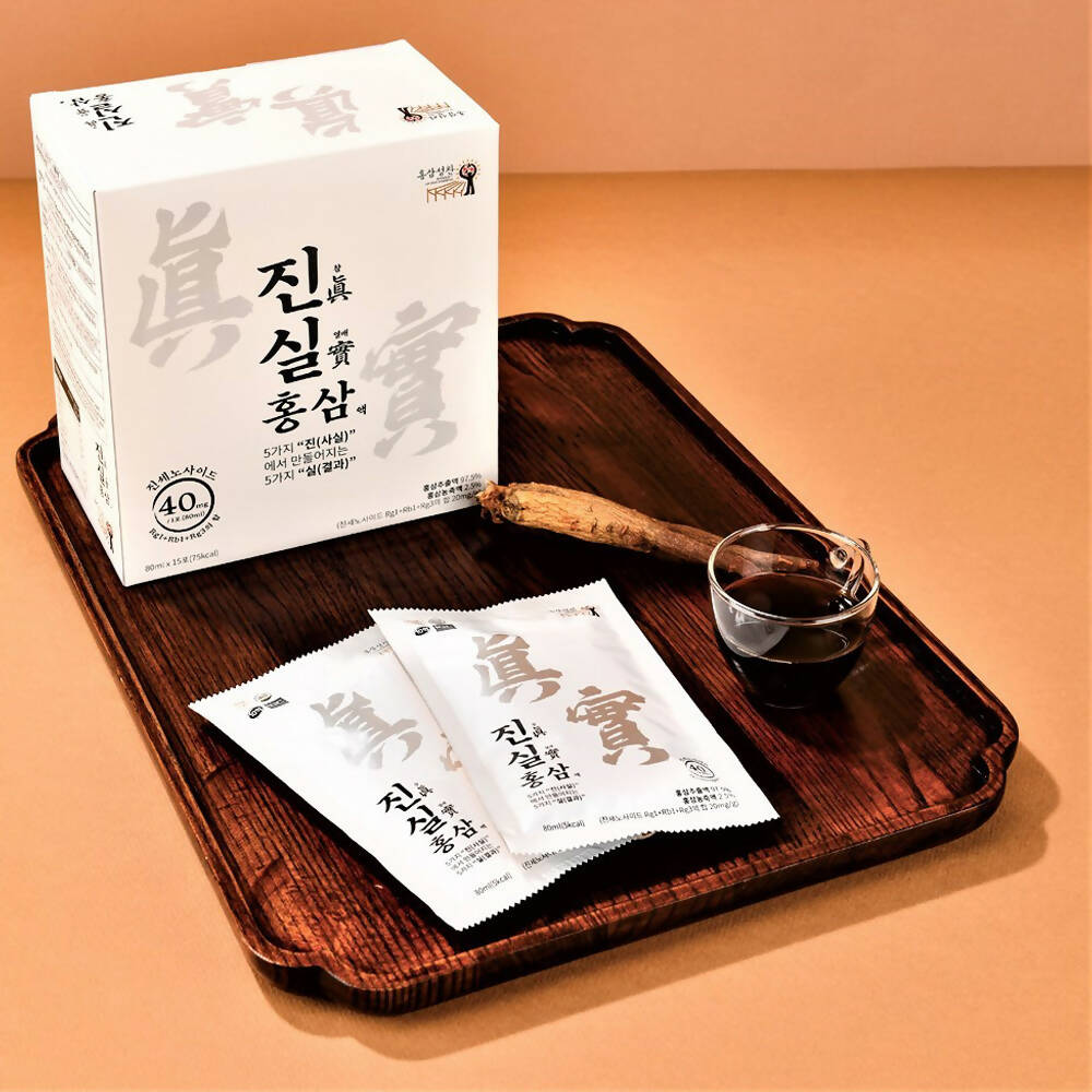Korean Red Ginseng Extract Liquid 30 Pouch - 인삼명장이 만든 진실홍삼 원액 농축액 30포