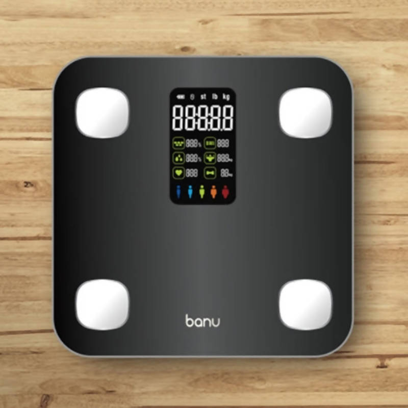 [MBC BIG PROMOTION] Banu Smart Body Fat Scale - BLACK