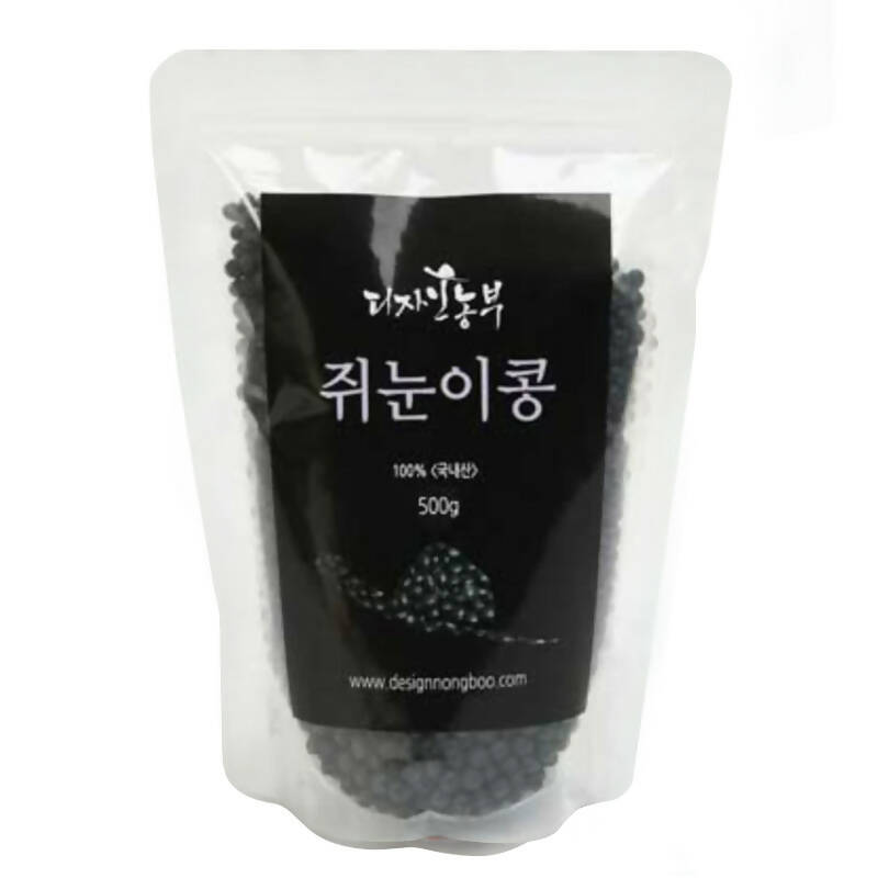 DESIGN FARMER 100% Korean Small Black Beans 500g 디자인농부 쥐눈이콩 500g